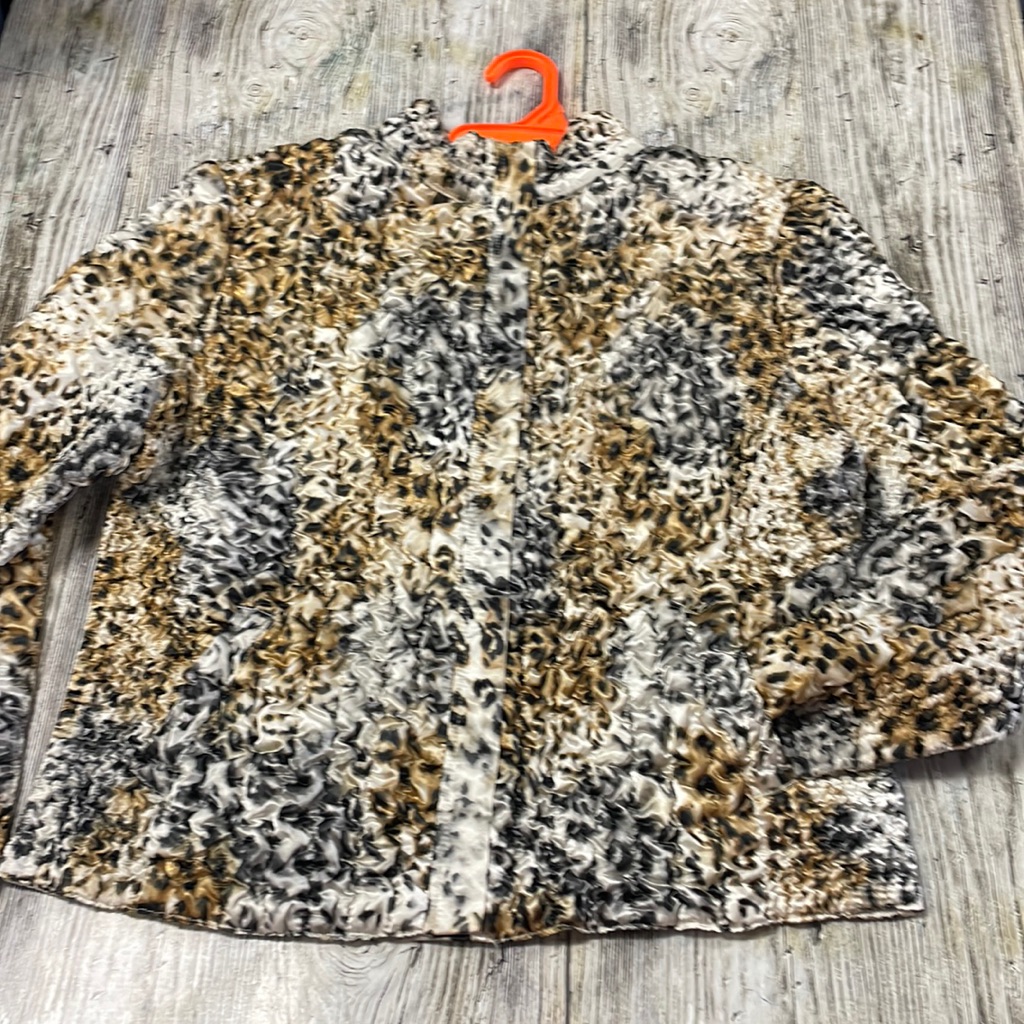 Ruby Rd Leopard Print Jacket